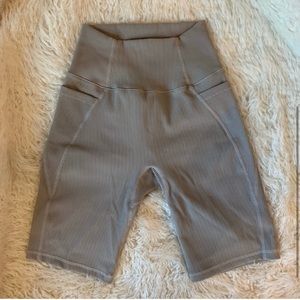Buffbunny nude rubbed biker shorts